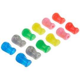 The Pencil Grip Glitter, Universal Ergonomic Training Gripper for Righties and Lefties, 12 Count Assorted Colors (TPG-11212)