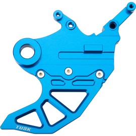 Tusk Rear Brake Caliper Support w/Brake Disc Guard Blue Compatible with Yamaha YZ250X 2016-2025/YZ250 2006-2025