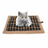 Self Warming Pet Pad Soft Plush Waterproof Washable Self Heating