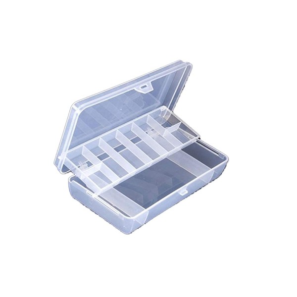 Toasis Fishing lure storage container Organizer Fishing Tackle Clear Plastic Box
