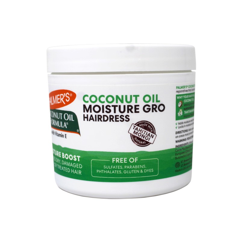 Palmer's Coconut Oil Moisture Gro Hairdress Jar 5.25 Ounce (155ml)