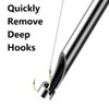 Fishing Hook Remover Tool, 2PCS Quick Removal Unhooking Tool, Quick