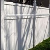 2 Pack Vinyl Fence Hooks 2x6 inch,Fence Hangers Patio Light
