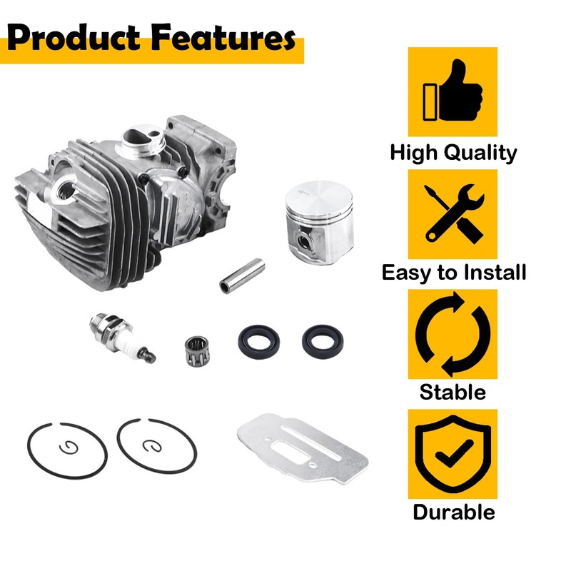 Etersec 1141 020 1206 47mm Big Bore Cylinder Piston Kit