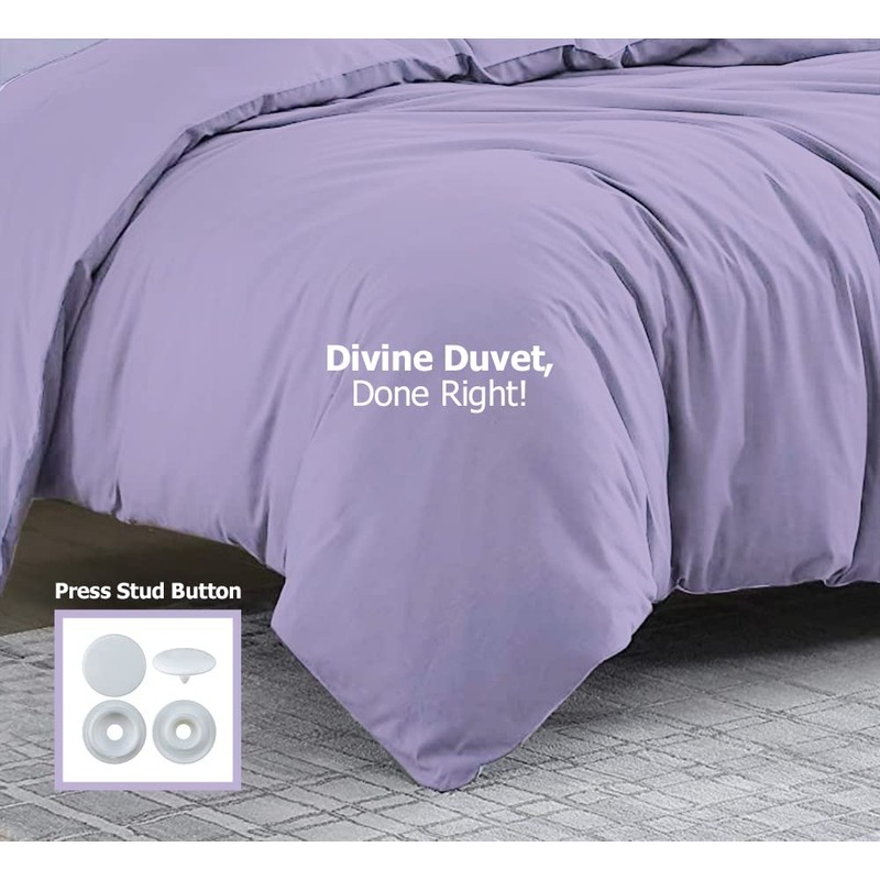 MistyMorning Plain Duvet Cover sets, Soft & Premium quality Bedding