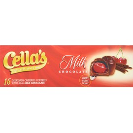 Cella's Cherries Covered with Real Milk Chocolate - 16 CT 8oz