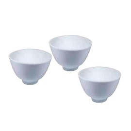 wolfmoon botanicals 14 oz (450 ml) | Silicone Mixing Bowl, White | Plus FREE 8oz - 4oz Mixing Bowl | Mixing Facials, Massage Oils, Hair Coloring and More