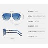 Haigfore Polarized Sunglasses Classic Fashion Oversized Frame for Men Driving
