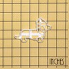 Christmas Dachshund cookie cutter, 1 piece - Bakerlogy