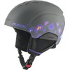 ALPINA PIZI Unisex Youth Ski Helmet Midnight Grey Matte Leo