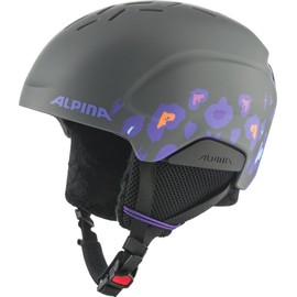 ALPINA PIZI Unisex Youth Ski Helmet Midnight Grey Matte Leo 46-51 cm