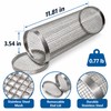 Stainless Steel Rolling Grill Basket for BBQ Cooking – Large