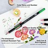 KALOUR 72 Colored Pencils Set, Blending Pencil Sketchbook DIY Color