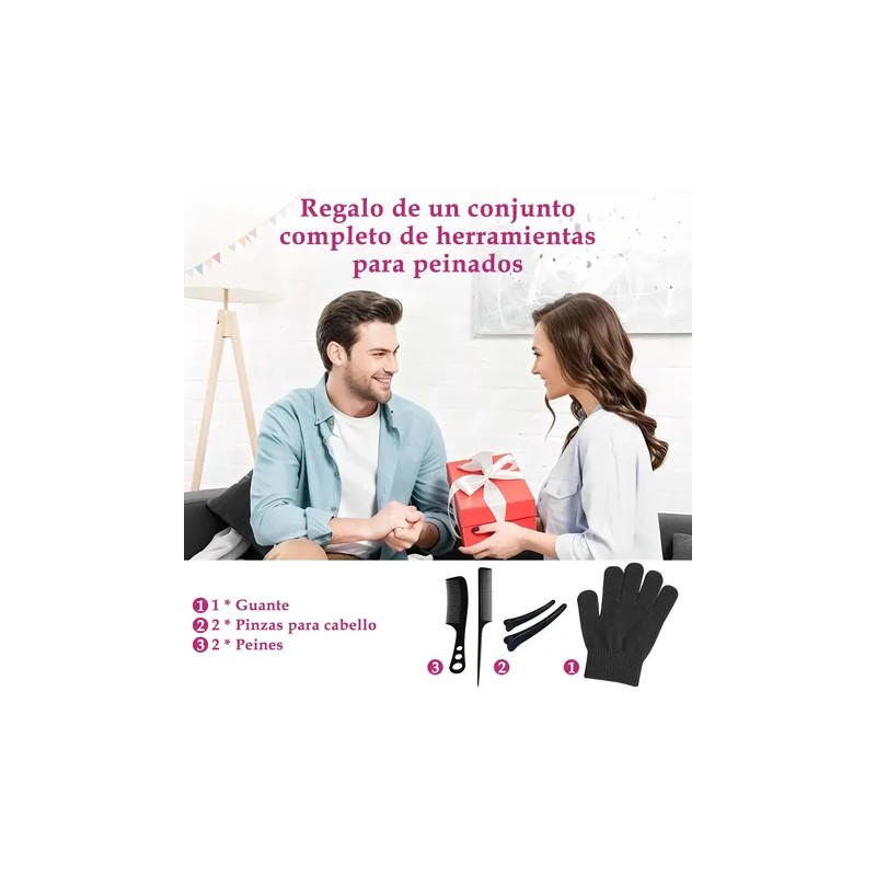 Tenaza Rizadora De Cabello De Cerámica De 9mm Temperatura