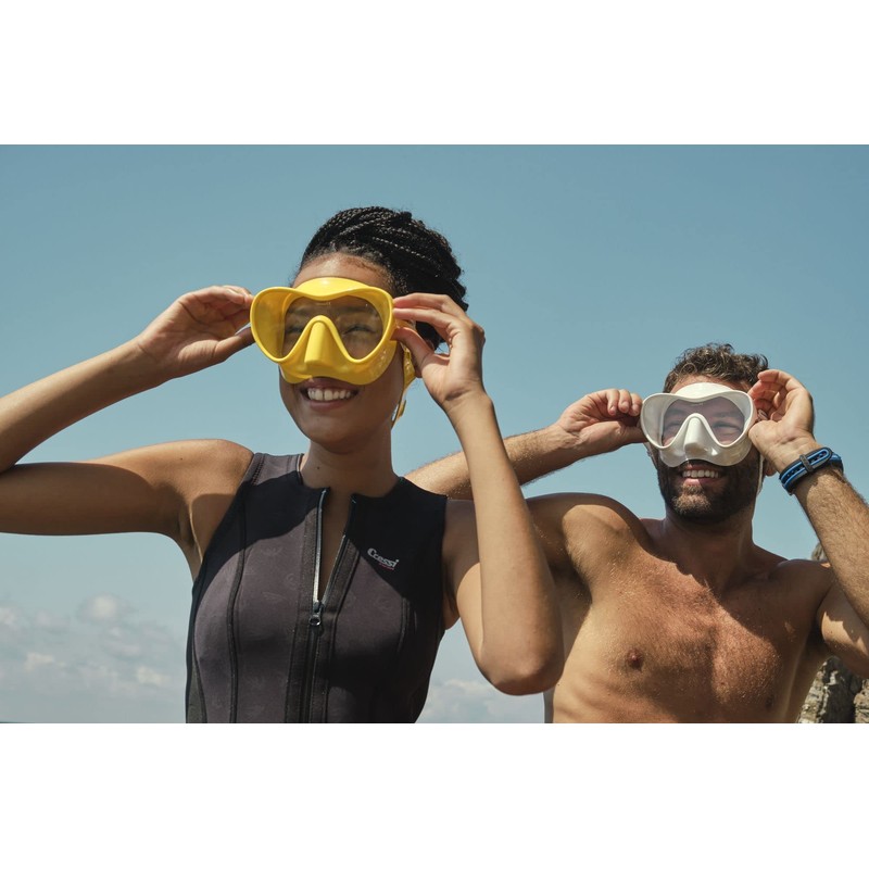Cressi F1 Snorkel Mask Turquoise Mask