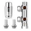 S SIENOC H-valve connection set, centre connection/radiator valves, thermostat for