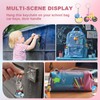 50pcs Cute Bulk Keychains for Kids,Non-Repeat Cartoon Key Chains Backpack