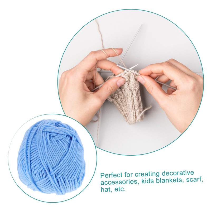 KONTONTY 1 Roll Professional Multi Function Cotton Yarn for DIY