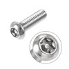 sourcing map M6x20mm Torx Security Machine Screw, 20pcs Pan Head