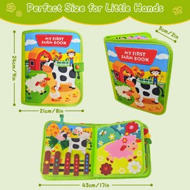 Busy Book for Toddlers 3-5, Learning Toys for 3 Year Old, Montessori Toddler Busy Board Ages 3, Sensory Toys for Kids with Autism, Preschool Learning Activities, Gift for 3 4 5 Year Old Girl Boy