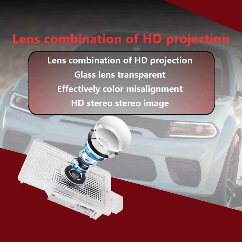 通用 Car Door Logo Lights Courtesy LED Projector Lamps Accessories