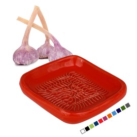 ANCKERAMIC Finland Original Ceramico Grater, Nutmeg Grater, Garlic Grater, Ginger Grater, Made in Finland (Red)