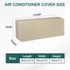 PATIKIL 37.8 Inch Air Conditioner Cover, Indoor AC Cover Knitted