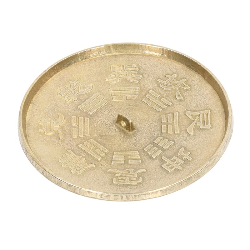 Feng Shui Brass Concave Bagua Mirror Good Luck Anti Rust