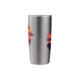 Torch Bearer Running Against Sunset Stainless Steel Insulated Tumbler