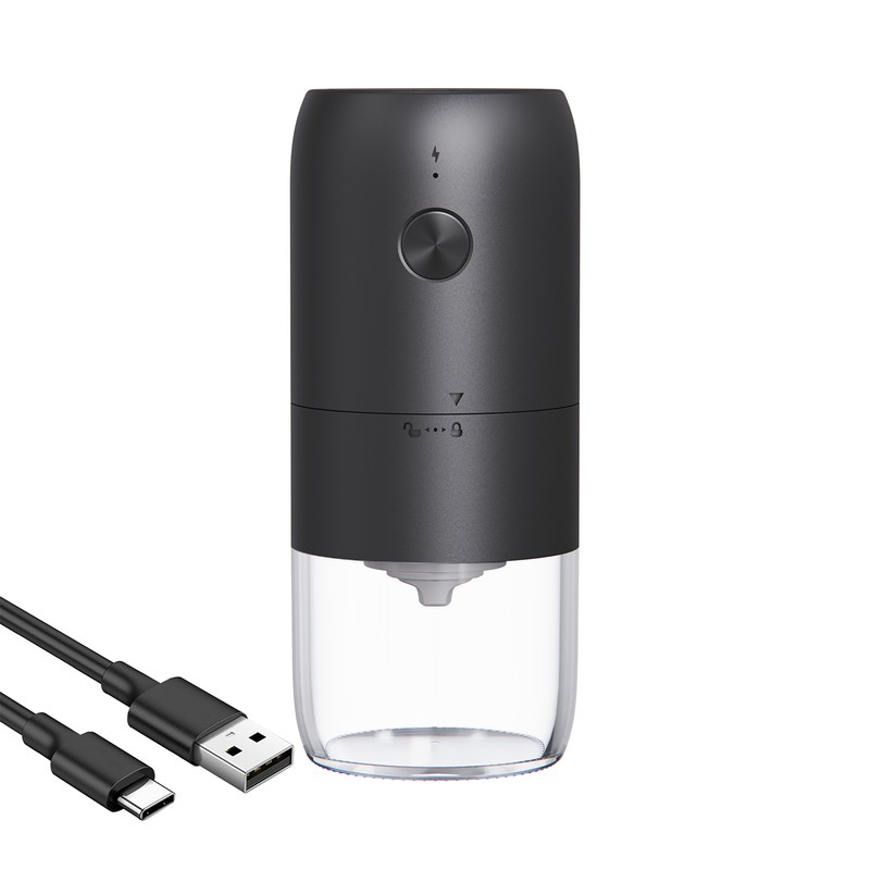 Portable Electric Coffee Grinder Type-C Rechargeable Coffee Bean Grinder with