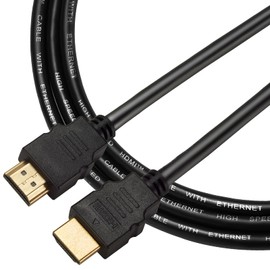 Bawofu Cable HDMI a HDMI, adaptador HDMI de alta velocidad 4K 60Hz macho a macho, compatible con cámara, videocámara, portátiles, tarjeta gráfica, HDTV, tablet, EOS RP/EOS 7D Mark II/XA40, 4.9 pies