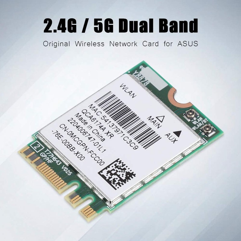 QCNFA364A Notebook Network Card, Wireless Bluetooth 4.1 Dual Mode NGFF