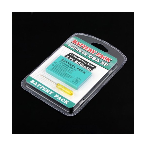 3.7v 850mah Rechargeable Li-ion Battery Pack for Game Boy Advance