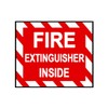 Fire Extinguisher Interior Sign - Sticker Decal Notebook Car Laptop