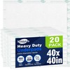 Heavy Duty Underpads 40"X40" Super Sized Chucks Pads 180 Grams