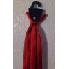 Basic Editions Easy Care Men's Solid Red Satin Tie Christmas