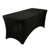 Harbour Housewares Rectangular Spandex Fitted Tablecloth - 6ft (180cm) -