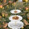Bird Bath Feeder | 3-Layer Birdbaths Bowl Outdoor,Pet Supplies, Feeding