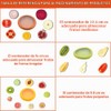 Recipientes Silicona Reutilizables 5 Unidades para Nevera, Conserva Cebolla, Tomate,