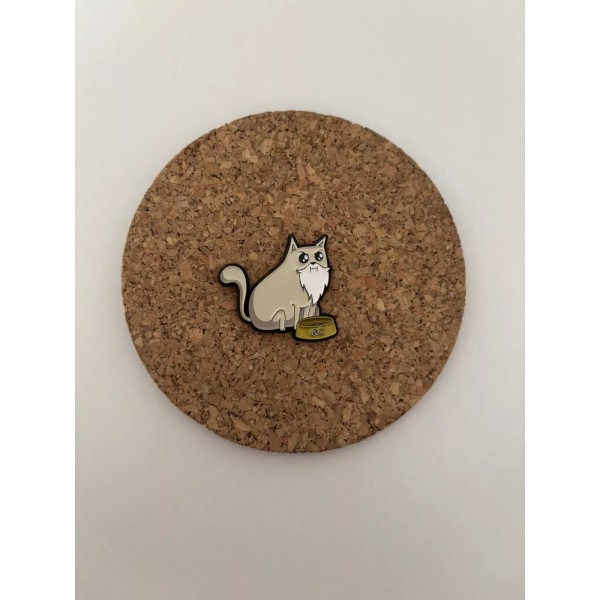 Exploding Kittens Godcat Pin