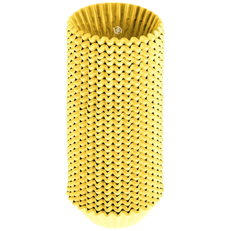 Oriental Aluminum Paper "Commercial Lunch Cup Case Yellow No. 6