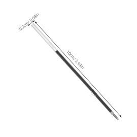 jojofuny 100pcs Ballpoint Pen Refills Smooth Writing Ink for Beaded Pens Easy Installation for School Office Use