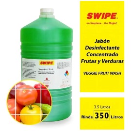 Swipe VEGGIE WASH FRUIT Botella - Unidad - 1 - 3.5 L