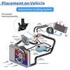 X AUTOHAUX Plastic Engine Coolant Thermostat Housing Assembly for Buick