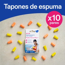 Senti2 20 Pack (10 Pairs) Extra Comfortable and Adjustable Foam Ear Plugs