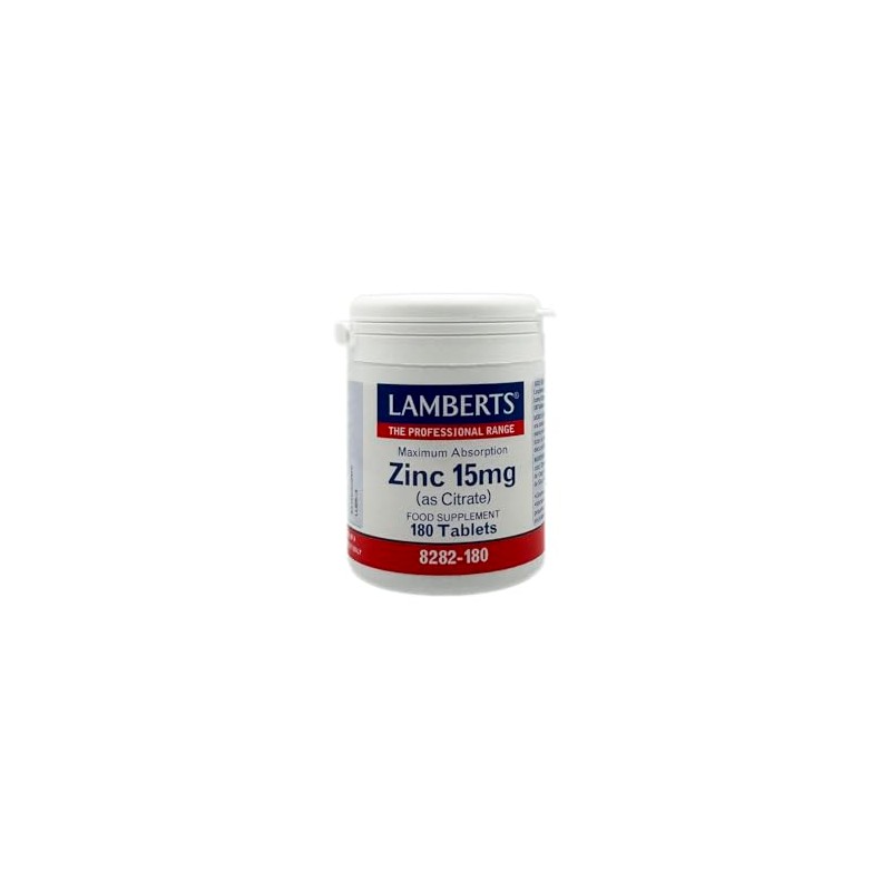 Lamberts Zinc 15mg, 180 tablets