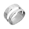 Silpada 'Double Spaced' Two Bar Ring in Sterling Silver, Size