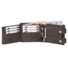 Ledershop24 Gift Set – Faux Leather Biker Wallet with Chain