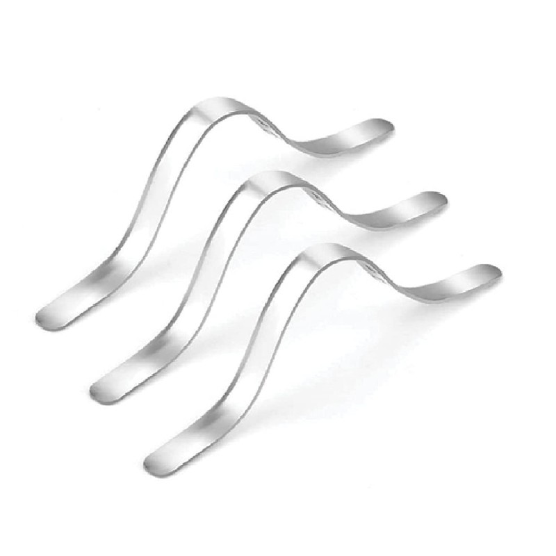 WedDecor 5Pcs Nose Bridge Strips Aluminium Bar 85mm Aluminum Strips