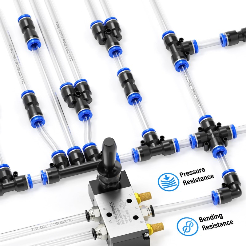 TAILONZ PNEUMATIC Clear 4mm or 5/32 inch OD 2.5mm ID
